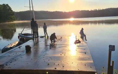 Obóz młodzieżowy, Piecki - obóz wędkarski Mazurskie Chaty, 10 dni 10-14 lat